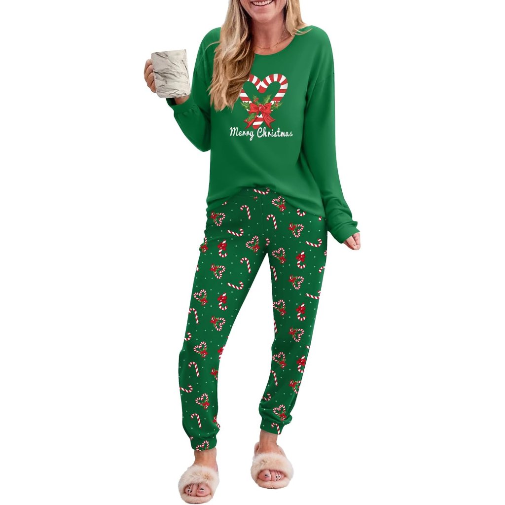 Pajama Sets For Women 2 Piece Plaid Pjs Long Sleeve Lounge Sets Comfy Gingham Ni